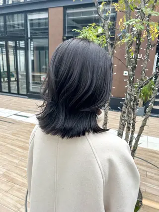 ミディアム カラー ヘアアレンジ yuka .のヘアスタイル