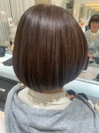 ショート 髪質改善カラー 清利あやなのヘアスタイル