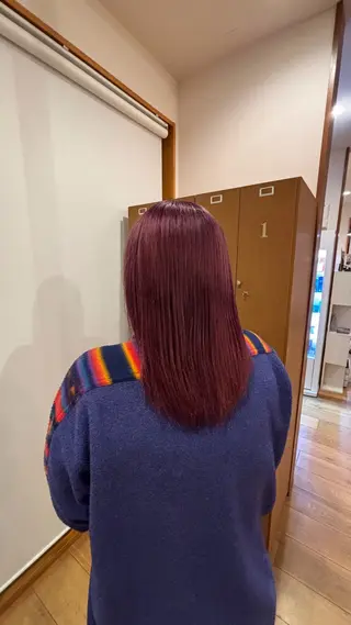 ロング 【ブリーチラベンダー の神様】💗髙島隆世のヘアスタイル