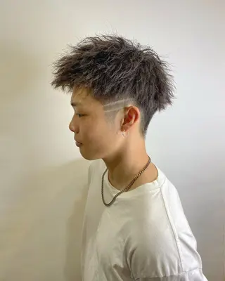 ショート パーマ メンズ 【代表】 辻龍樹のヘアスタイル