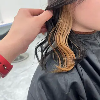 ミディアム カラー 韓国スタイル🇰🇷 トレンドレイヤー🪡のヘアスタイル