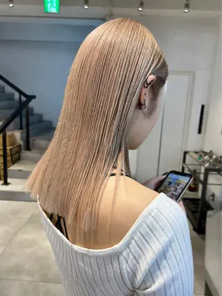 カラー 酸性ストレート・ メンズ 三原 楊子のヘアスタイル