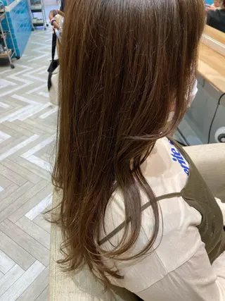 セミロング カラー Loom .by Sea  ルームバイシー所属・レイヤー/前髪/ 韓国/CHIHIROのヘアスタイル