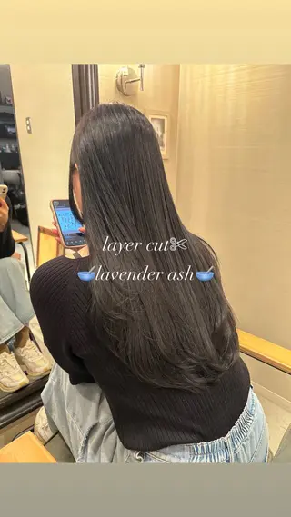 ロング collet ginza所属・【髪質改善】カラー 韓国ヘア🎀RISAのヘアスタイル