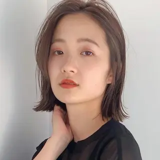 ショート カラー 🌱小顔ヘア/ボブ ミディアム/双葉🌱のヘアスタイル
