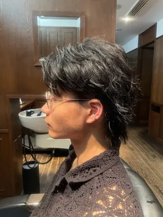 ミディアム パーマ メンズ 2回目以降✖︎ こうようのヘアスタイル