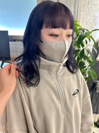 ミディアム 大川 綾乃のヘアスタイル