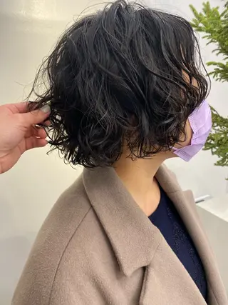 ショート パーマ 松本 茜のヘアスタイル