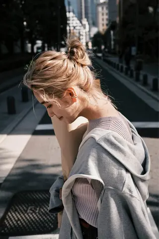 セミロング カラー ヘアアレンジ 坂本 圭太朗のヘアスタイル