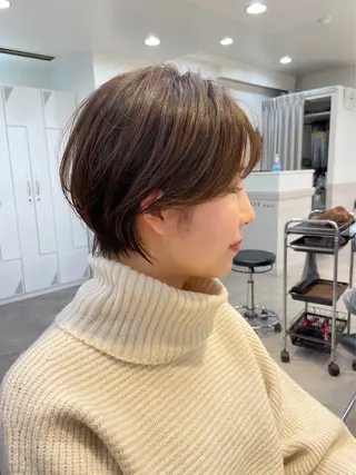 ショート Of hair Jiyugaoka所属・青木 あおいのヘアスタイル