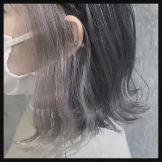 ミディアム カラー パーマ ヘアアレンジ メンズ キッズ ネイル マツエク・マツパ アイブロウ ☃️髪質改善🉐割✨ 🎄“ever”🎄のヘアスタイル