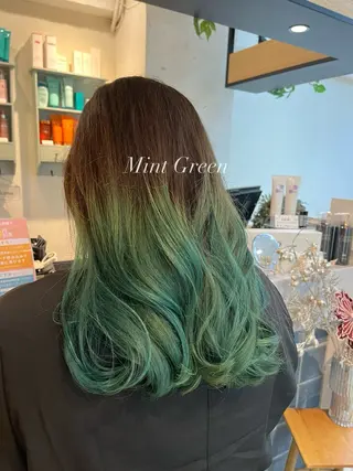 セミロング 🫧透ける艶髪🫧/ 🎀yukako🎀のヘアスタイル