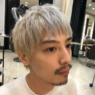 ショート カラー メンズ ⚾️横浜メンズカット 阿部龍馬🍺🍔のヘアスタイル