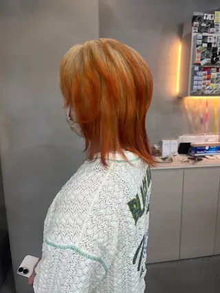 ミディアム qulim hair所属・赤座 早紀【qulim】のヘアスタイル