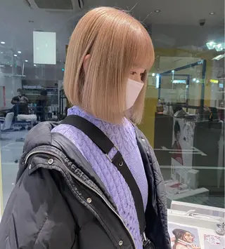 ショート カラー HOLON池袋所属・ウルフカット ハッシュカット/七海のヘアスタイル