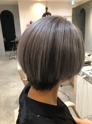 ショート カラー hair Jenny所属・森 翼のヘアスタイル