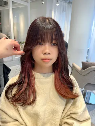 セミロング ボブ/レイヤー/ 茉莉花のヘアスタイル