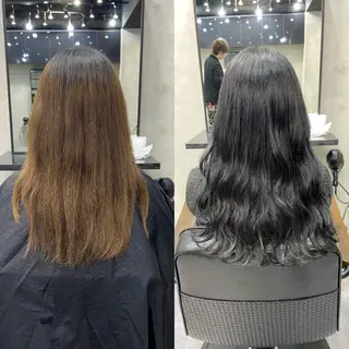 セミロング カラー ヘアアレンジ ar+ ❤︎ maiのヘアスタイル