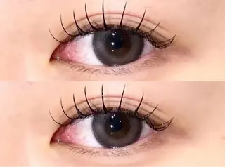 マツエク・マツパ eve🐰束間まつ毛 /透明感カラーのマツエク・マツパデザイン