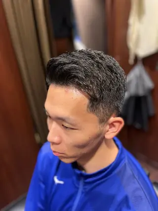 ショート メンズ ヒロ銀座ヘアーサロン六本木店所属・宮崎 陽樹のヘアスタイル