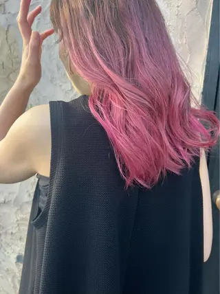 ロング カラー 🩵小野 えりか🩷のヘアスタイル