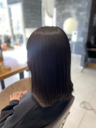セミロング カラー 🪼かえで🪼臼井 カラー/縮毛矯正のヘアスタイル