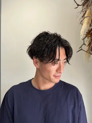 パーマ メンズ NEXT for hair所属・【ロングモデル募集】 宮本祥汰🐺のヘアスタイル