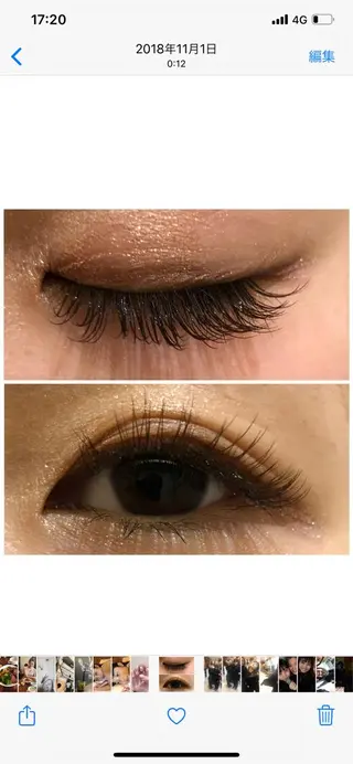 マツエク・マツパ ‎‪Takamiya Natsuki‎のマツエク・マツパデザイン