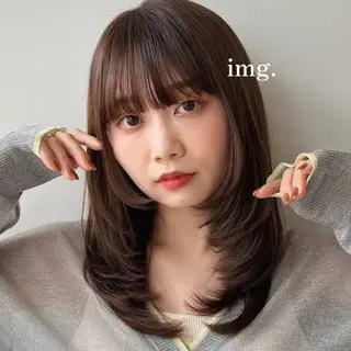 ミディアム eN° by youres hair 銀座所属・銀座/髪質改善×縮毛 艶髪ユウビのヘアスタイル