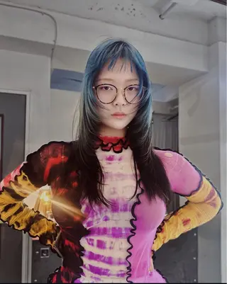 ロング ☆RUO☆/ハイトー ンBob/デザインのヘアスタイル