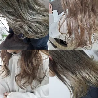 カラー ミディアム ヘアアレンジ See by merのマツエク・マツパデザイン