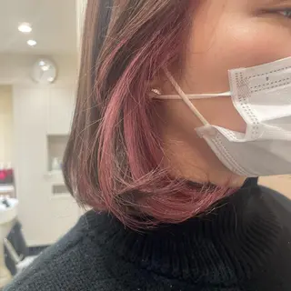 ミディアム マホ/日吉/髪質改善 /レイヤー/ガーリーのヘアスタイル