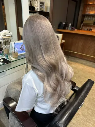 ロング カラー アンククロス kyokaのヘアスタイル