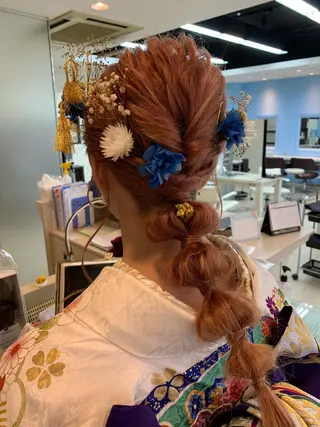 セミロング どんな髪の悩みも解決 します✨田嶋俊一✨のヘアスタイル