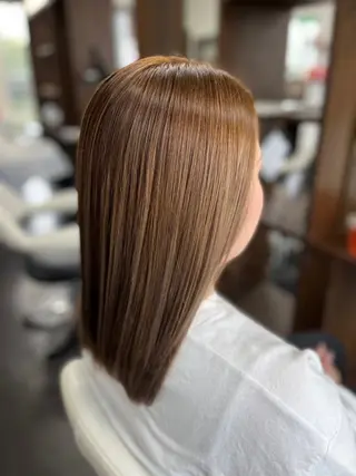 セミロング OLUOLU所属・桝田 友美のヘアスタイル