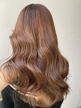 ロング カラー 髪質改善/レイヤー ストウシンゴのヘアスタイル