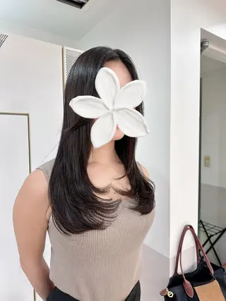 ロング あいこ/レイヤー カット🌷銀座のヘアスタイル