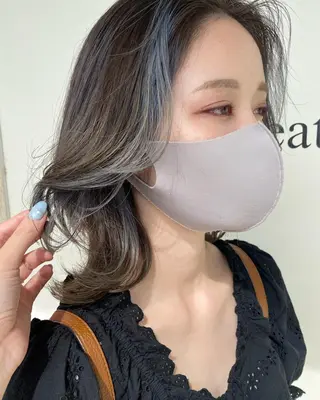 カラー 早川 真幸のヘアスタイル