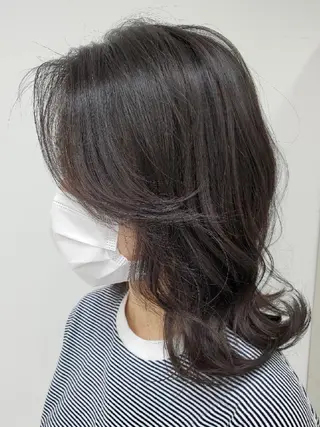 ミディアム 倉持 龍歩のヘアスタイル