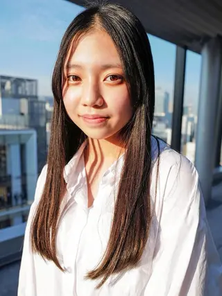 セミロング カラー パーマ ヘアアレンジ cecil hair 難波店所属・髪質改善透明感カラー /SHOGO☀️のヘアスタイル