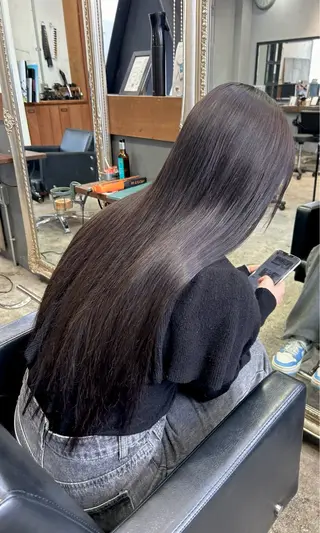 ロング カラー SITY.天神大名【シティ】所属・🦋mamiya🦋 カットモデル募集のヘアスタイル