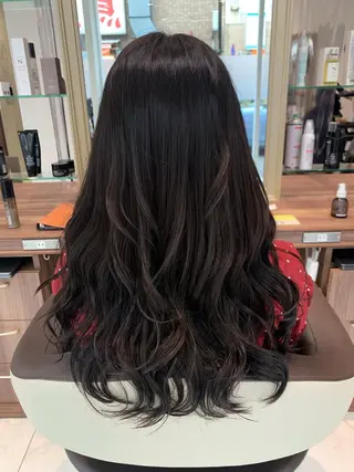 セミロング 竹下 勝也のヘアスタイル