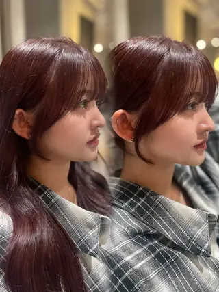 ロング 髪質改善×透明感× 艶髪🥀HIYORIのヘアスタイル