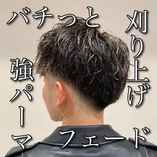 ショート カラー パーマ メンズ 【メンズ縮毛矯正】 田中秀斗のヘアスタイル