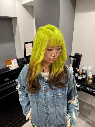 ロング カラー りんと 無料カットモデル募集のヘアスタイル