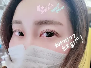 マツエク・マツパ アイブロウ shalm hair lounge所属・風間 莉緒のマツエク・マツパデザイン