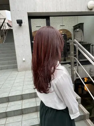 ロング MOOD,所属・レイヤーカット/銀座 TAROのヘアスタイル