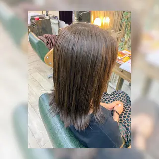 ミディアム カラー 髪質改善/縮毛矯正 艶髪🔥高杉のヘアスタイル