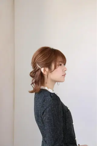 ミディアム ヘアアレンジ i.GINZA所属・似合わせショート広瀬 和輝のヘアスタイル