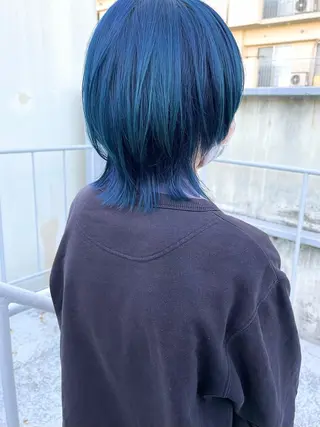 ミディアム カラー NYNY☃️上新庄 ❄️石川瑠青のヘアスタイル